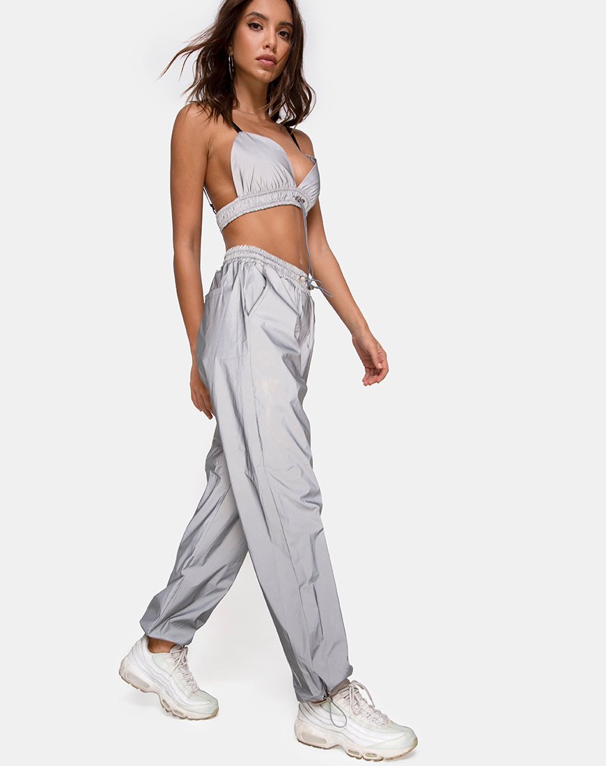 Reflective cheap jogger pants