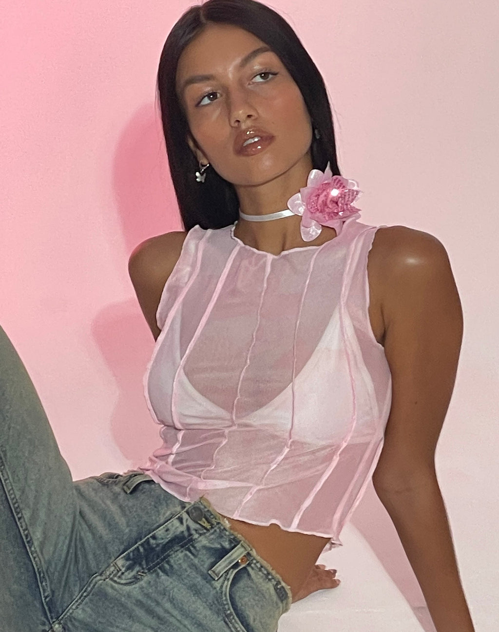 Rembita Top in Blurred Orchid Pink