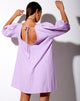 Image of Elna Babydoll Dress in Lilac