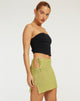 image of Juna Mini Skirt in Lime