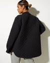 Image of Marcel Shirt in Quilted Black