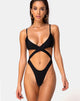 Image of Riko Swimsuit in Matte Black