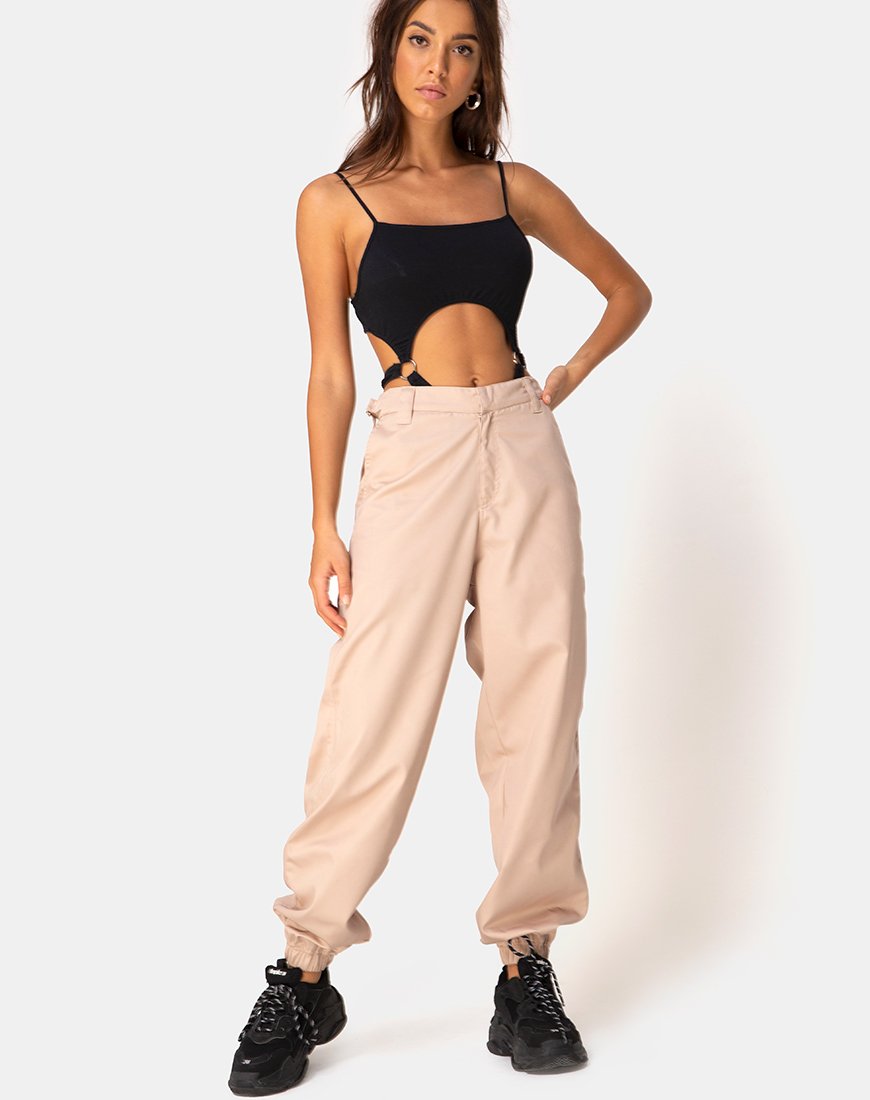 Image of Jubie Cargo Trouser in Tan Drill