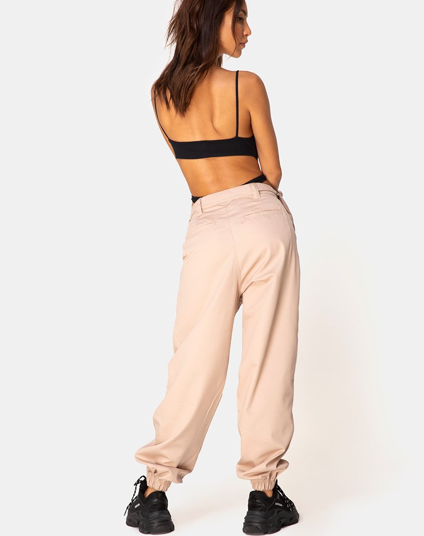 Image of Jubie Cargo Trouser in Tan Drill