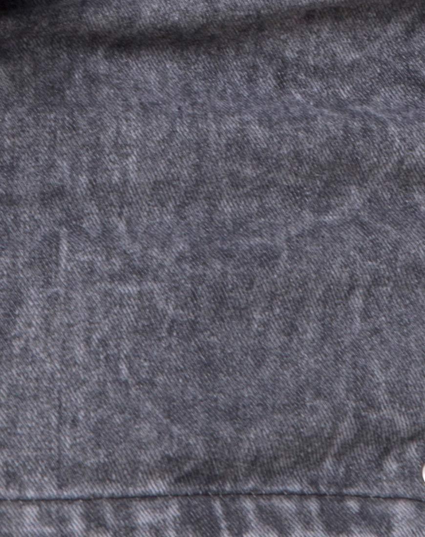 Image of Roji Mini Skirt in Black Wash