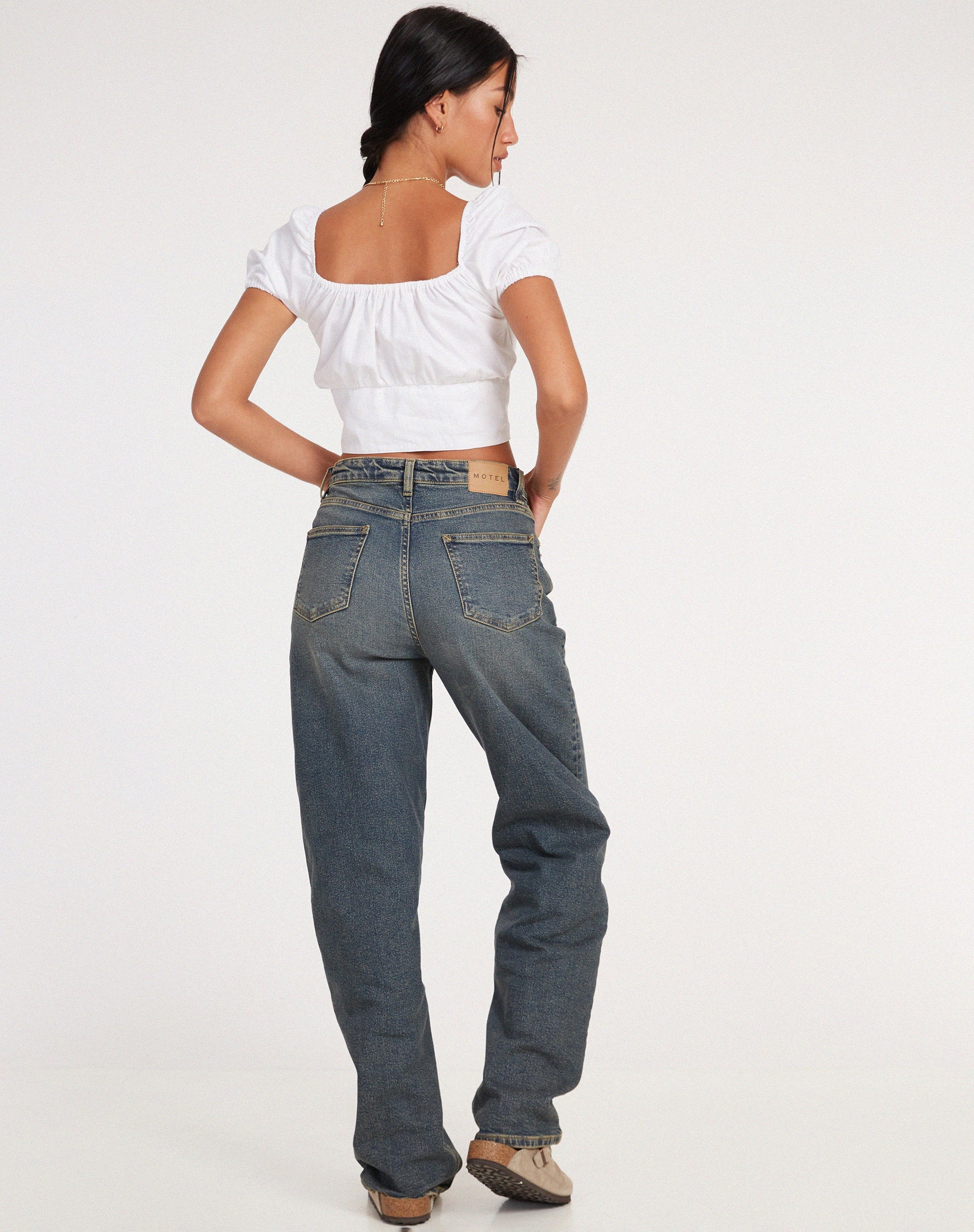 image of Ruiz Crop Top in White