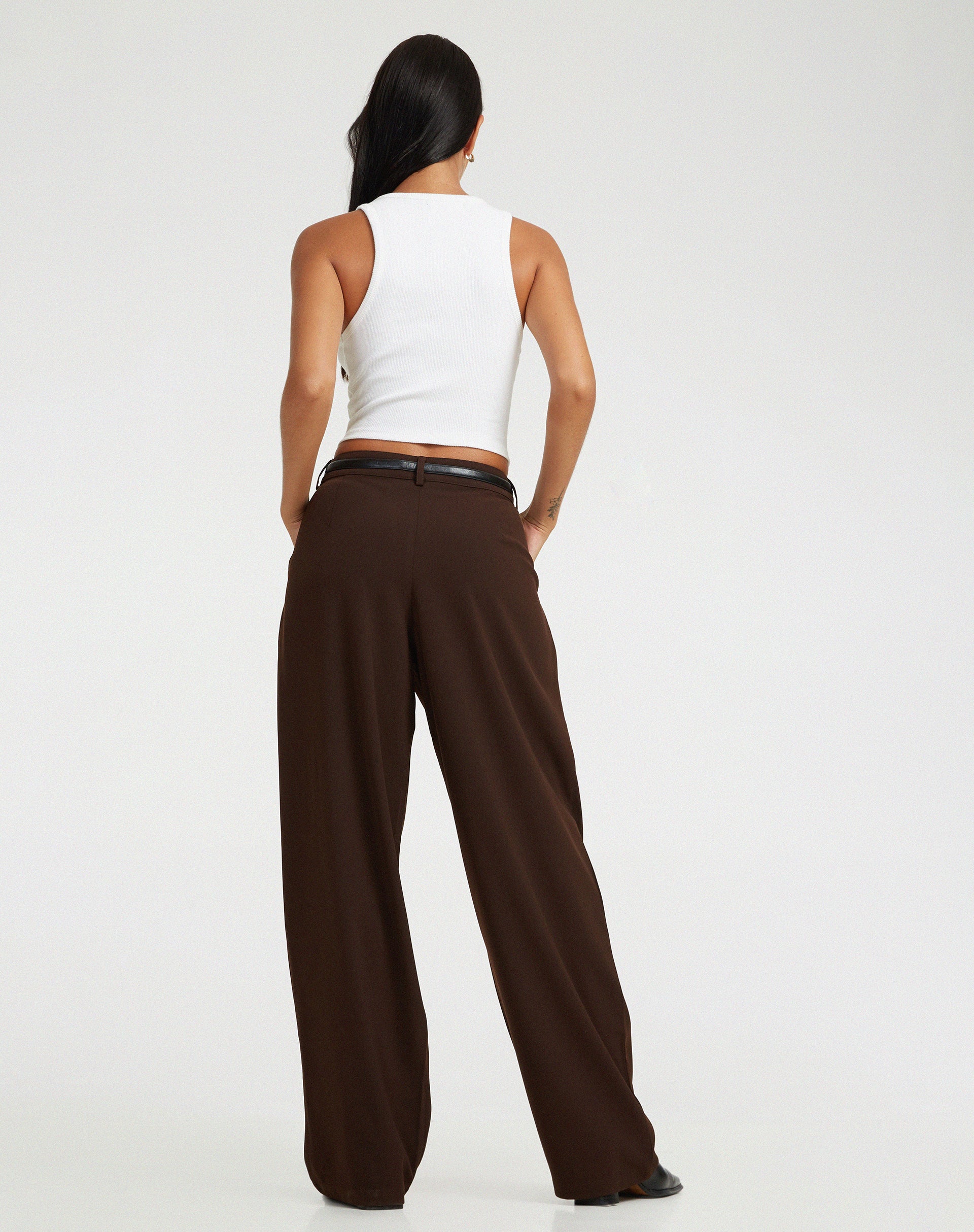 image of Sabara Trouser in Tailoring Cappuccino