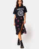 Image of Saika Skirt in Grunge Rose