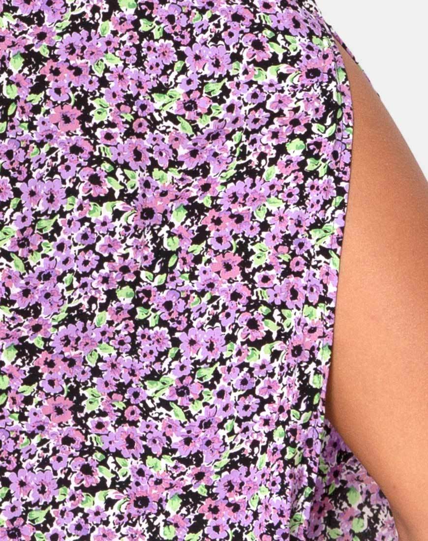 Image of Saika Midi Skirt in Lilac Blossom