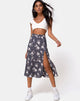 Image of Saika Skirt in White Rose Grey