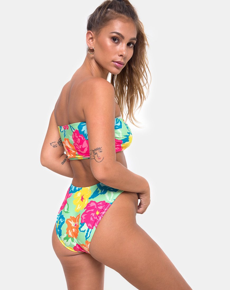 Image of Samara Bikini Bottom in Tropicana Floral