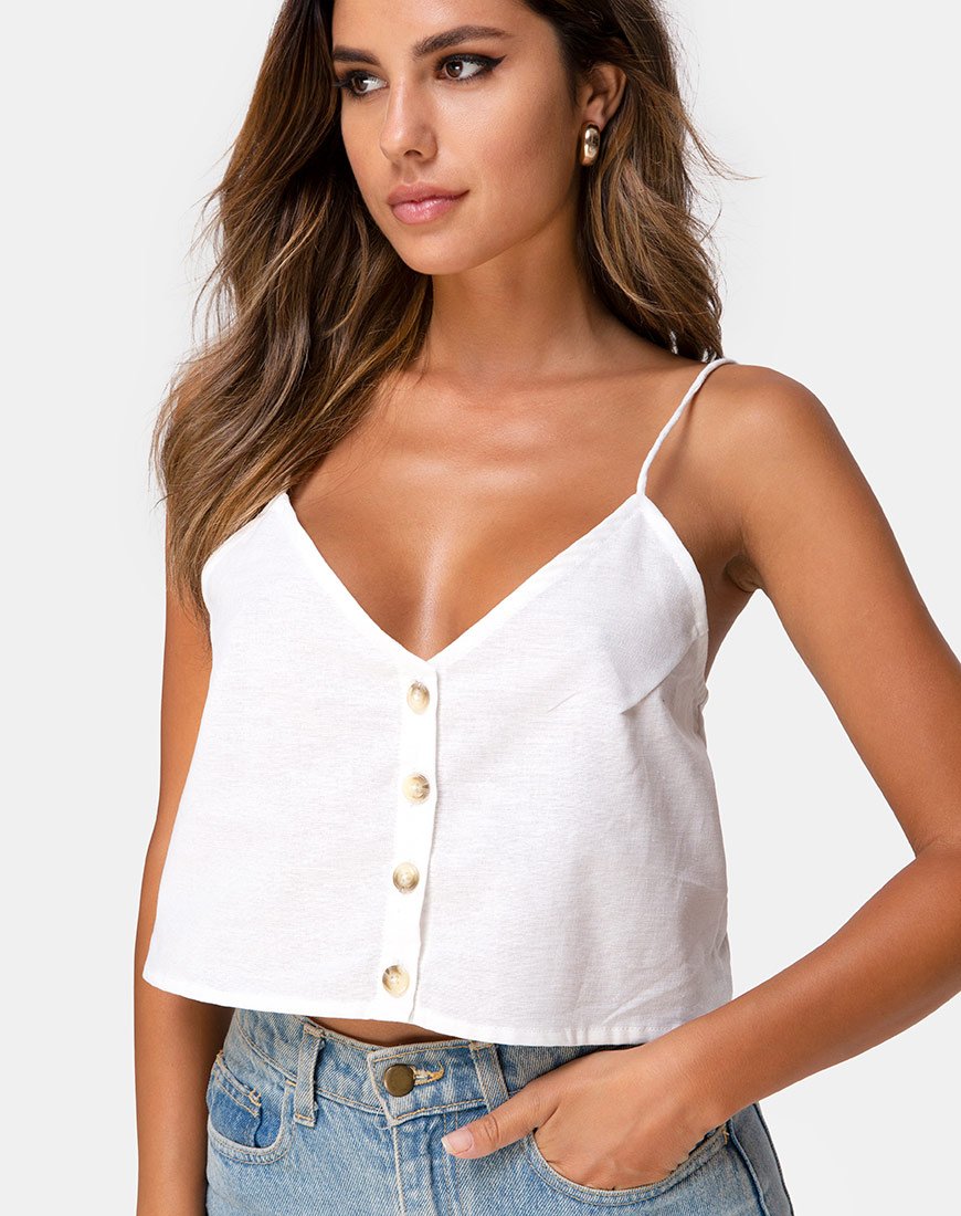 Image of Sanami Cami Top in Ivory