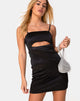 Image of Sekka Dress in Satin Black