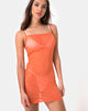 Image of Seleh Dress in Crystal Net Orange