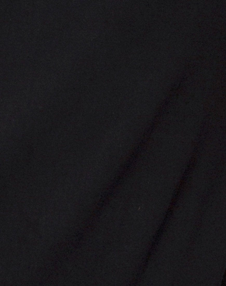 Image of Seldas Bodycon Dress in Black Clasp Gold