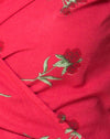 Image of Sepra Wrap Top in Rouge Rose Pink
