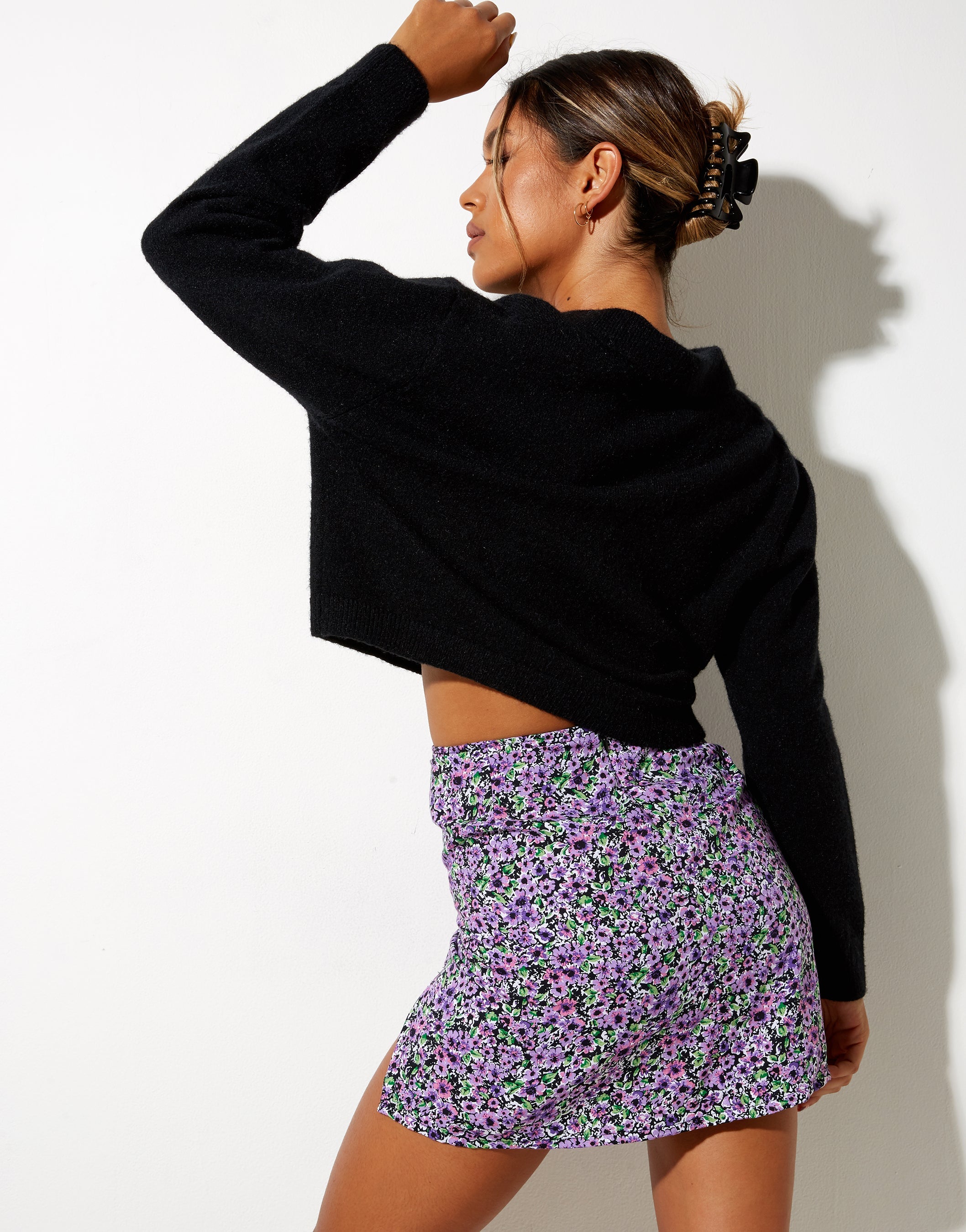 Image of Sheny Mini Skirt in Lilac Blossom