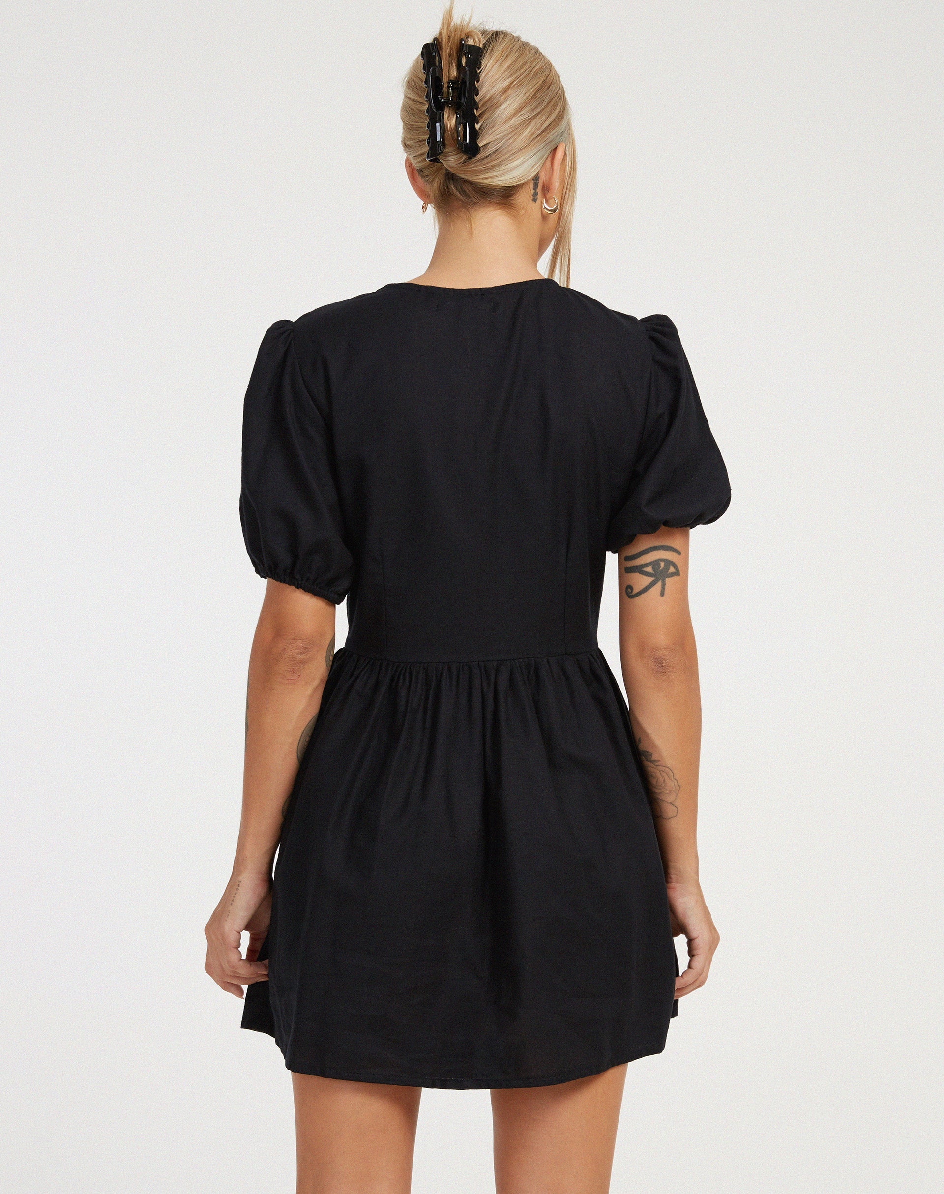 image of Shirley Mini Dress in Black