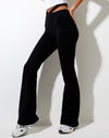 Image of Siari Flare Trouser in Lycra Black