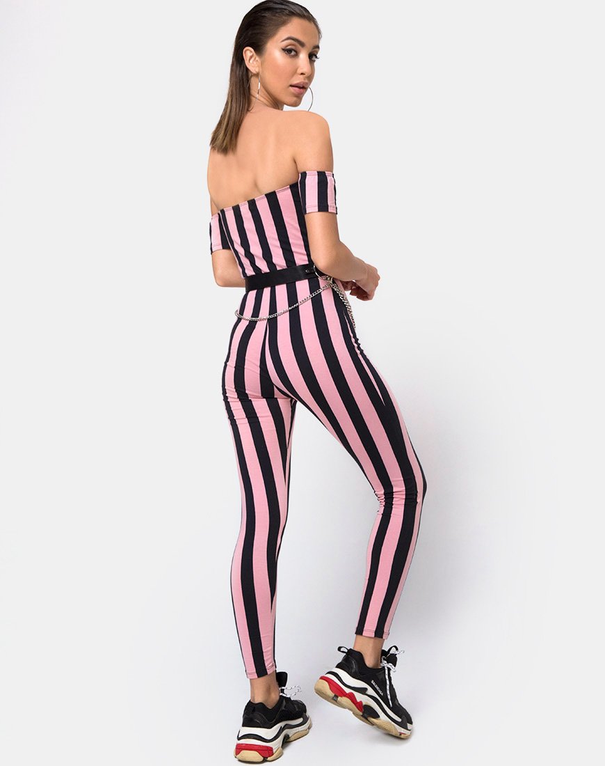 Image of Silen Unitard in Campbell Stripe