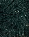 Drape Sequin Forest Green