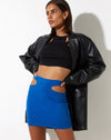 image of Steine Mini Skirt in Cobalt
