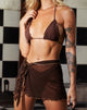 Image of Pao Sarong in Choco Brown