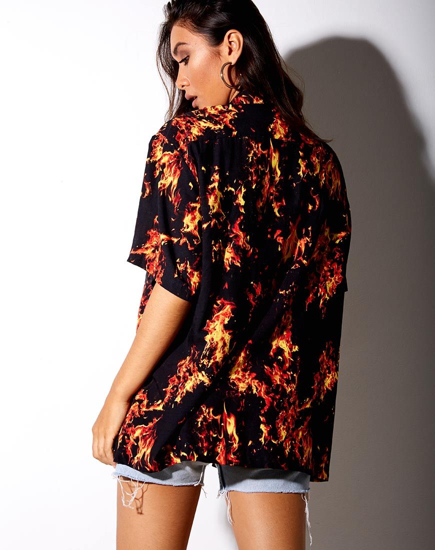 Image of Taelsa Shirt in Fire