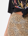 Image of Tauri Midi Skirt in Mini Tiger Brown