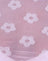 Lilac Mesh Daisy White Flock