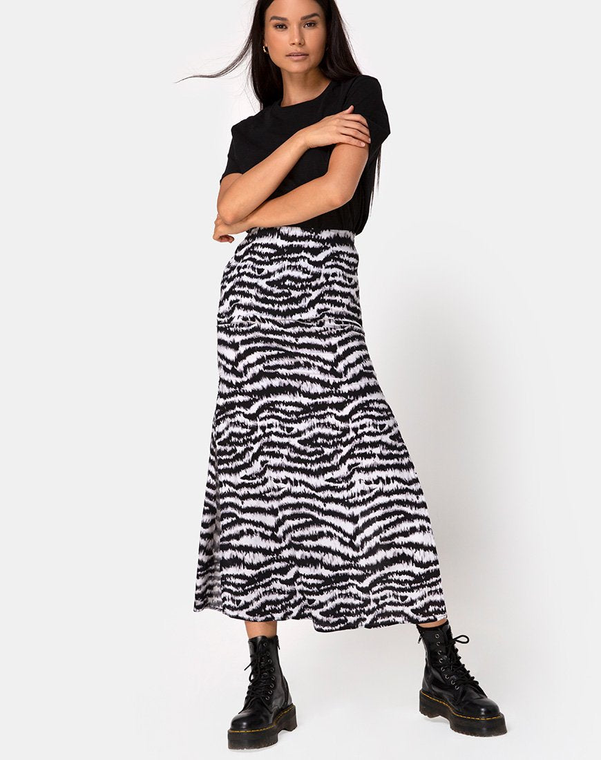 Image of Tinxi Skirt in Animal Drip Grey
