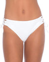 Image of Torte Lace Up Bikini Bottoms in White