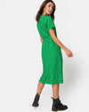Image of Trasti Wrap Dress in Mini Diana Dot Green