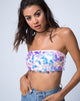 Image of Tube Top In Unicorn Disc Sequin