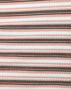 Image of Whitley Bodycon Dress in Rib Stripe Cream Black and Tan