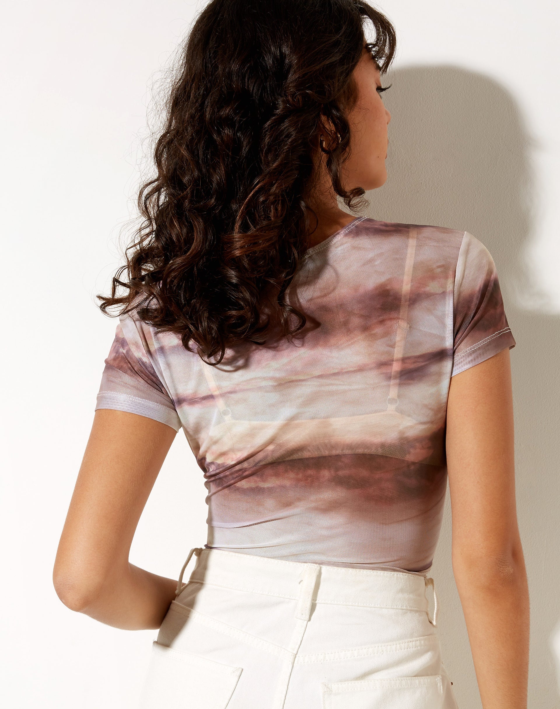 Image of WITY TEE ABSTRACT ANIMALSKIN