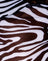 Wavey Zebra Black and White with Lace