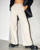 Image of Yeva Trouser in Neutral Houndstooth