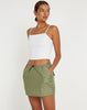 image of Xenpy Mini Skirt in Silver Green