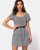 Image of Zavacca Tea Dress in Small Dogtooth