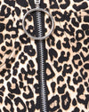 Image of Zipshi Crop Top in Rar Leopard Brown