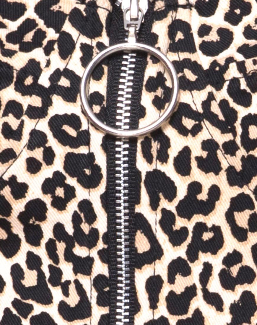 Image of Zolia Trouser in Rar Leopard Brown