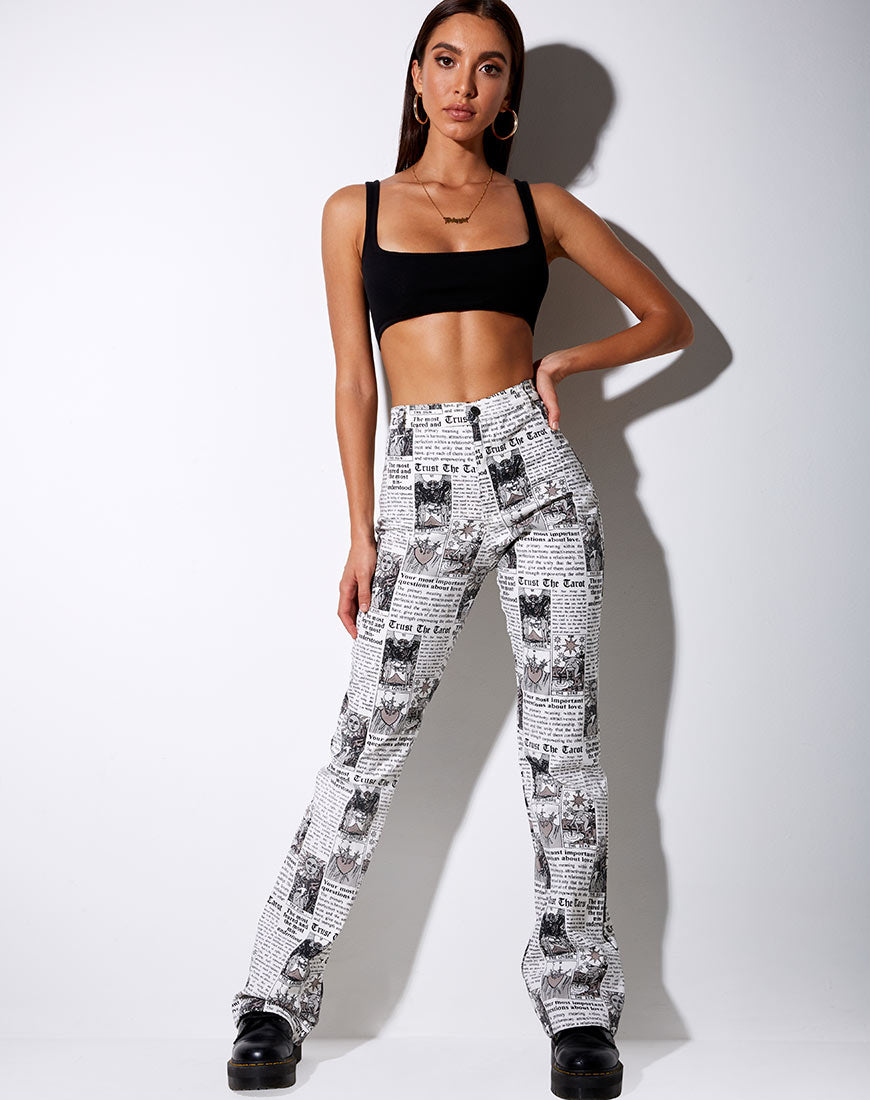 Image of Zoven Flare Trouser in Tarot