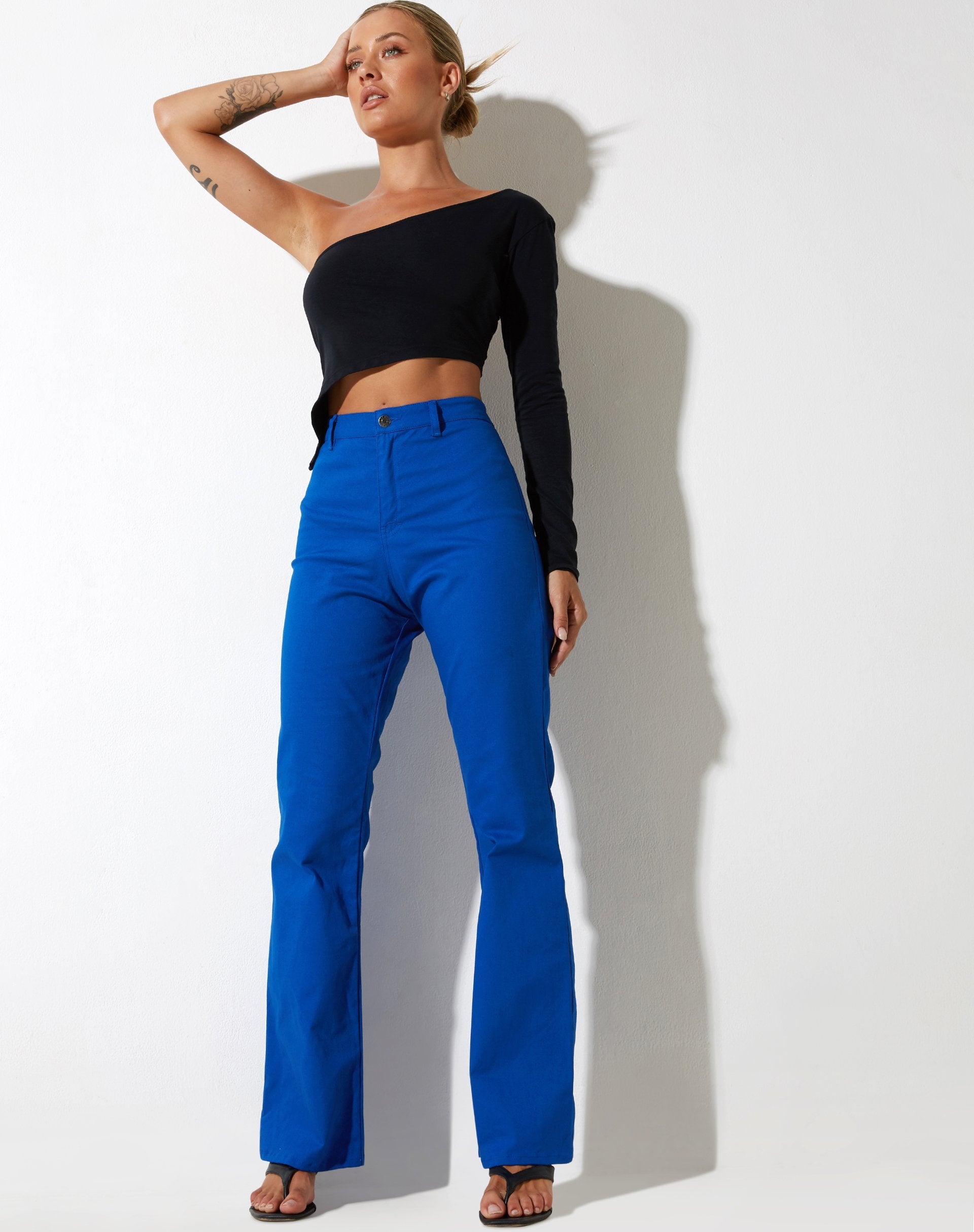 Pant Suits for Women Casual with Sweater Fall Work Clothes for Women Pants  Solid Waisted Fashion Cut Boot Legs Trousers High Casual Women Loose Pants  Pants Business Casuals - Walmart.com