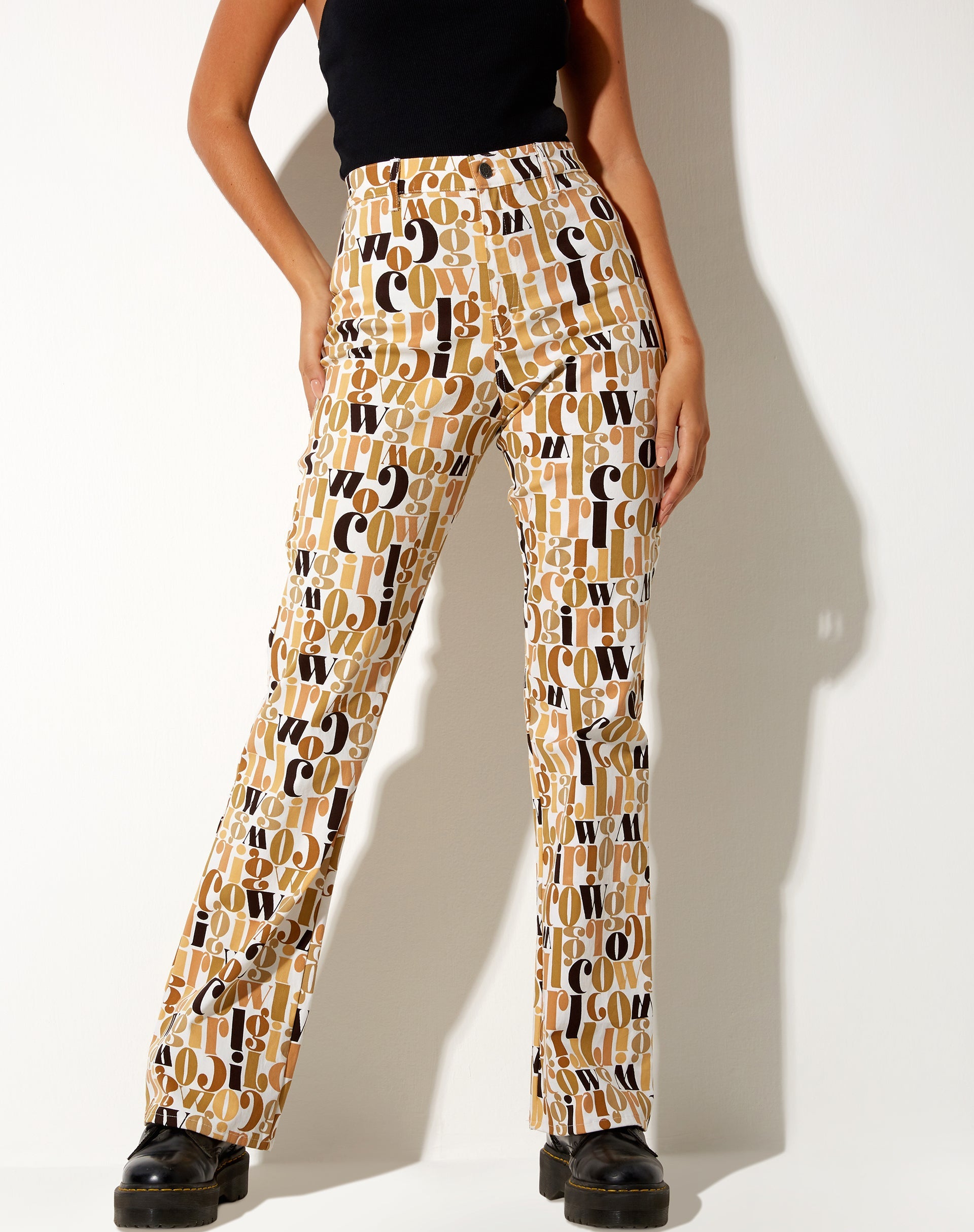 Image of Zoven Flare Trouser in Cowgirl