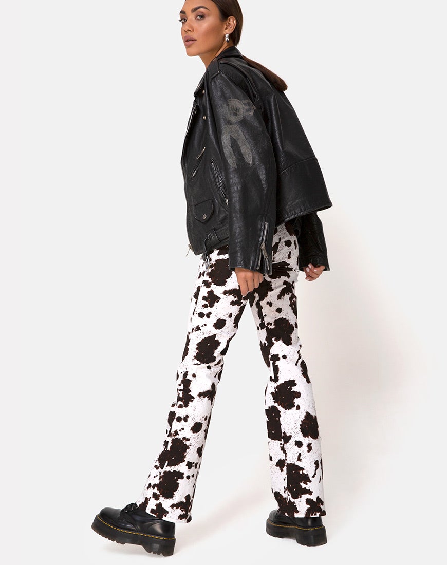 Image of Zoven Trouser in Cow Hide