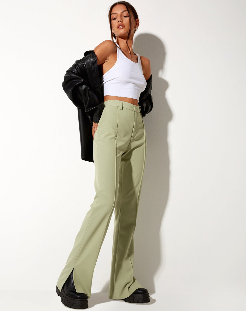 Zovey Trouser in Sage