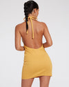 image of Josie Mini Dress in Rib Yolk Yellow
