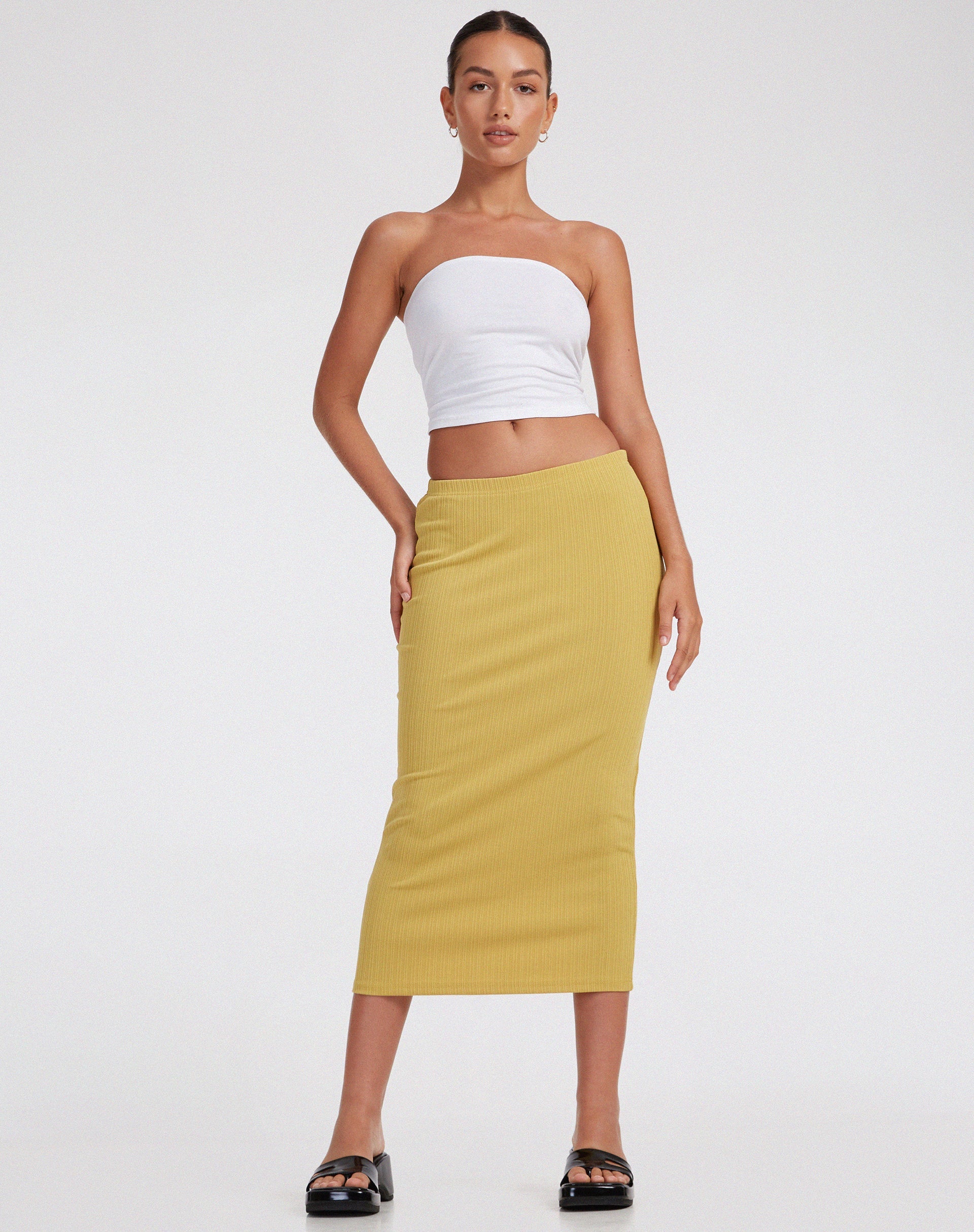 Mustard skirt clearance au